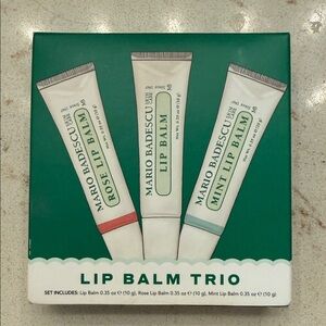 Mario Badescu Lip Balm Trio - Rose, Mint, and Original